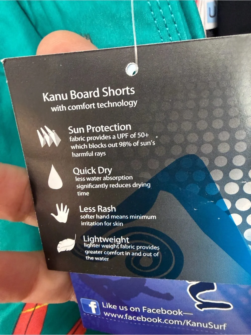 Kavu men’s size XXL swim shorts swimsuit UPF50+ trunks green tropical $38 new